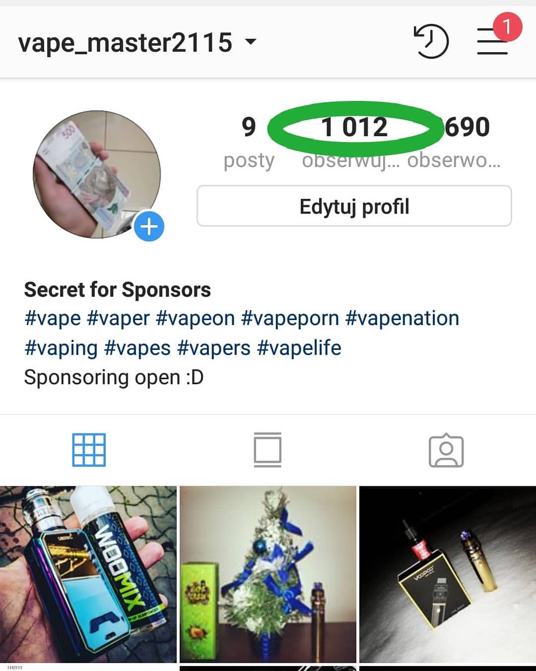 1080x1350 Secret for Sponsors @vape_master2115 Instagram Profile | Picdeer