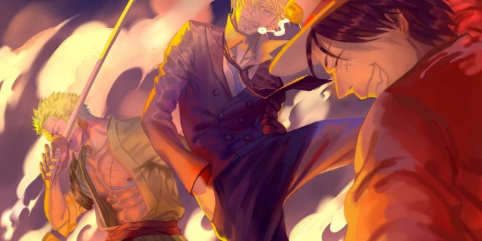 1920x1200 Download 1920x1200 One Piece, Roronoa Zoro, Monkey D. Luffy, Sanji