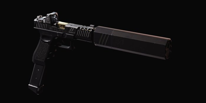 3840x2160 OC] 4k Wallpaper #3: Glock 17 - Gold Standard - Imgur