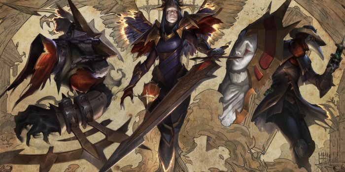 2560x1600 Wallpaper of Kayle, League Of Legends, Video Game, Art background