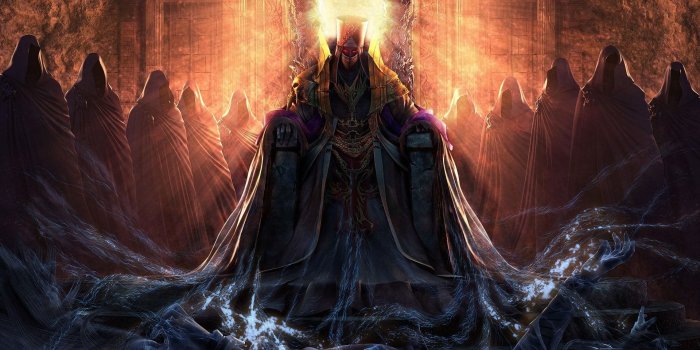 1920x1080 Demon Sitting On Throne Wallpaper 12475 - Baltana