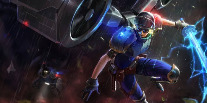 3840x2160 Riot Kayle LoL Splash Art League of Legends 4K #1822