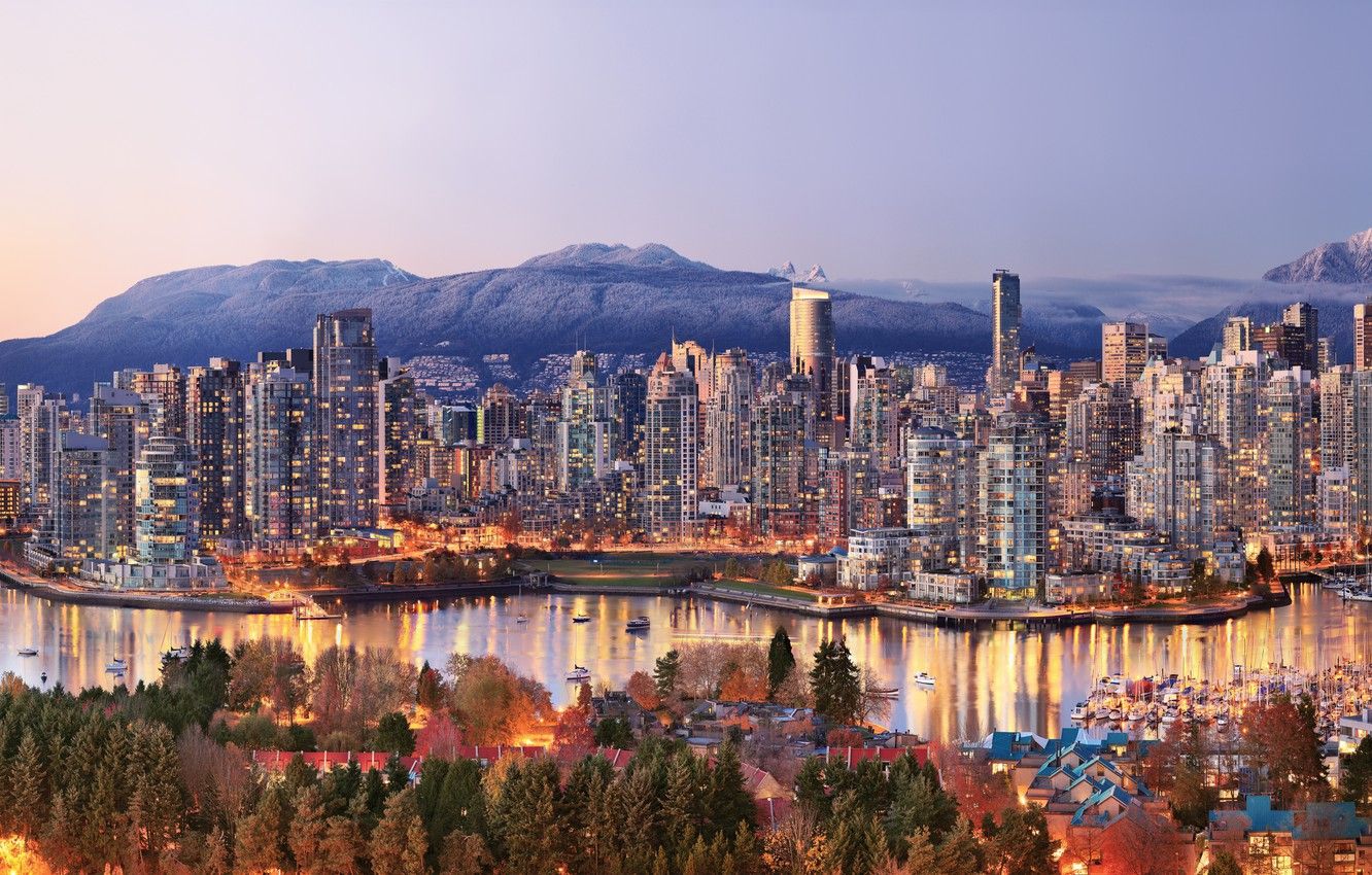 1332x850 Wallpaper the city, Canada, Vancouver images for desktop, section