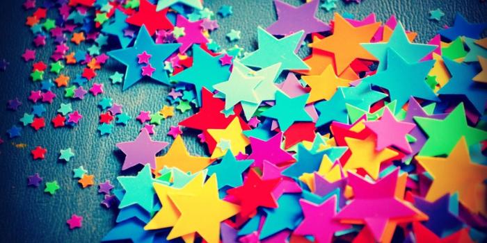 1280x720 Wallpaper Colorful stars, Paper stars, Craft, HD, Creative Graphics