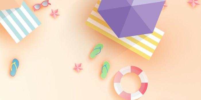 1080x1920 Summer illustration wallpaper in the form of paper craft. #wallpaper