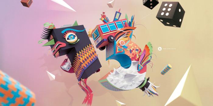 1920x1200 2013 Paper Craft Wallpaper by Ink Studio | strictlypaper