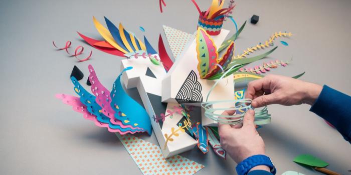 1240x823 2014 Paper Craft Wallpaper by Ink Studio | strictlypaper