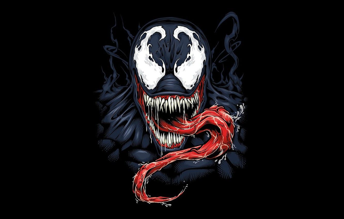 1332x850 Wallpaper background, black, venom, MARVEL, venom images for desktop