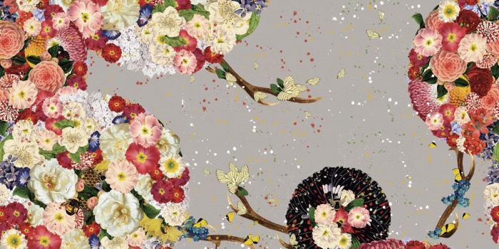 1100x1318 Flower Bomb Removable Wallpaper, Kingdom Home | Milton & King