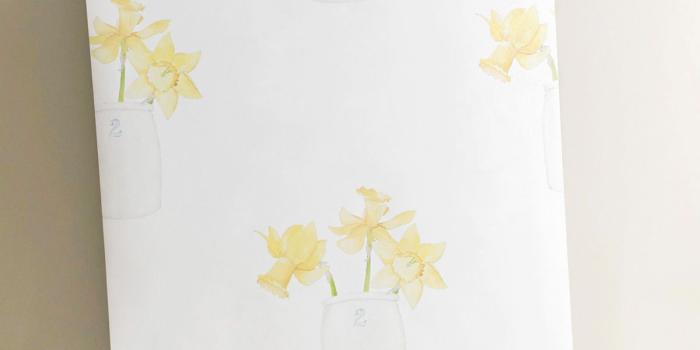 1200x1200 Daffodil Wallpaper