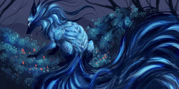 3840x2160 Fox Fantastic Predator Art Glow - Free Stock Photos, Images, HD