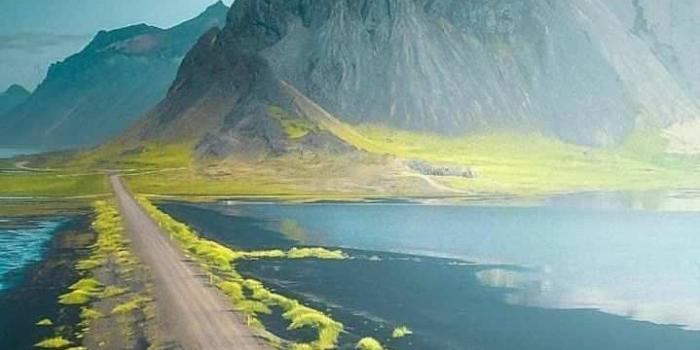 719x1280 Nature Beautiful Mountains Green Valley Road iPhone Wallpaper | 美景