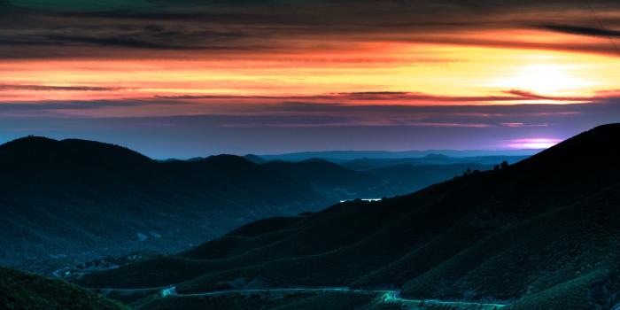 1920x1200 Sunset Down the Valley - HD Wallpapers