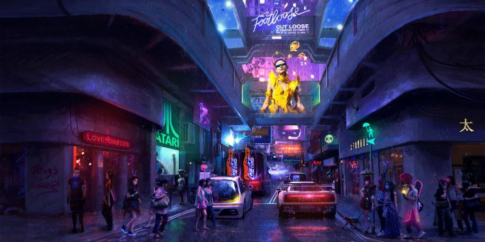 1920x1080 Cyber Street by Dominique van Velsen[1920x1080] : wallpaper