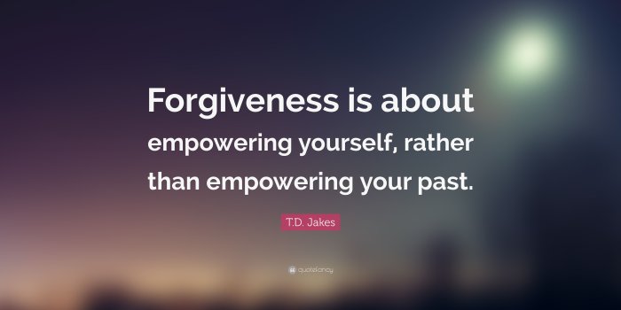 3840x2160 T.D. Jakes Quote: “Forgiveness is about empowering yourself, rather