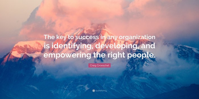 3840x2160 Craig Groeschel Quote: “The key to success in any organization is