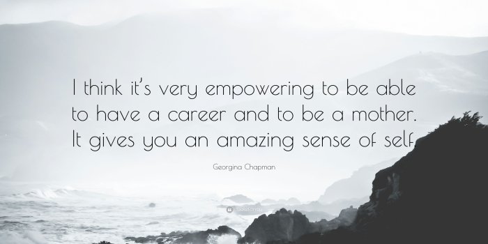 3840x2160 Georgina Chapman Quote: “I think it's very empowering to be able to