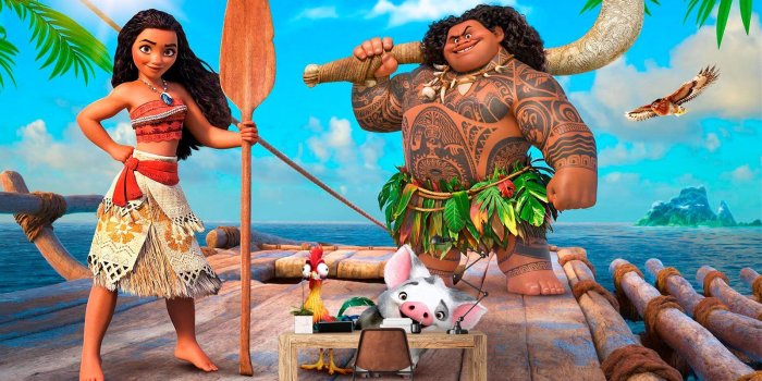 1600x1232 Children's Wallpaper & Wall Murals - Disney Moana and Maui