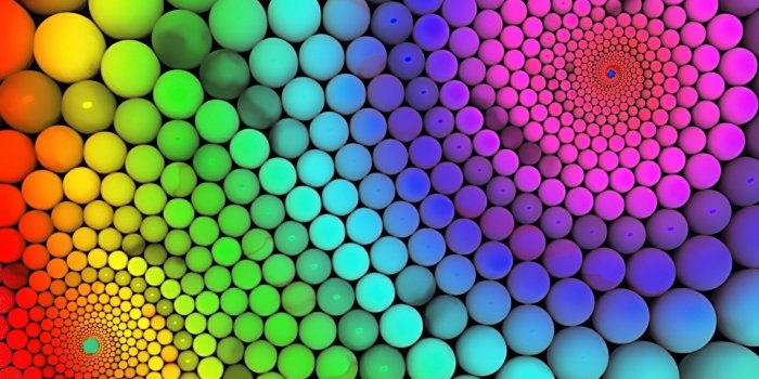 1784x1080 Rainbow 3D Balls wallpaper - HD Wallpapers