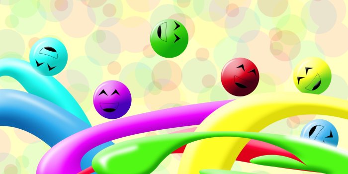 2880x1800 Happy Balls wallpaper