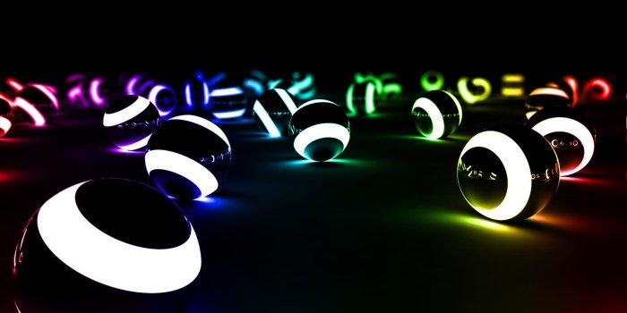 1680x1050 Rainbow balls : wallpaper