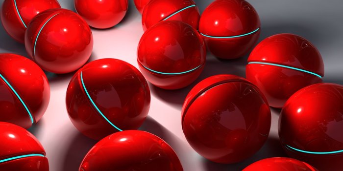 2560x1600 Red balls wallpaper - 3D wallpapers - #38863