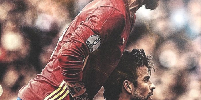 1080x1920 F_EDITS — Sergio Ramos and Gerard Pique mobile wallpaper