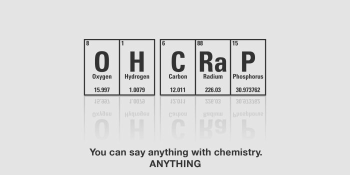 1920x1080 Oh Crap chemistry wallpaper, chemistry, minimalism, typography