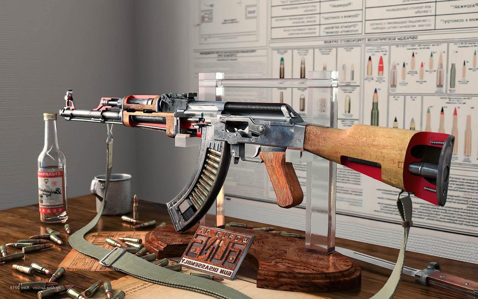 2400x1500 Ak-47 Awesome HD Wallpapers & Pictures In High Resolution - All HD