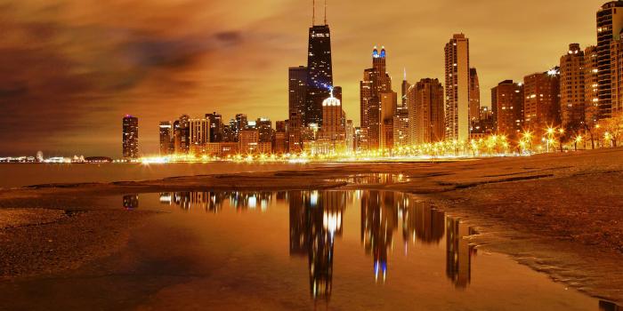 2880x1800 Chicago Skyline Backgrounds