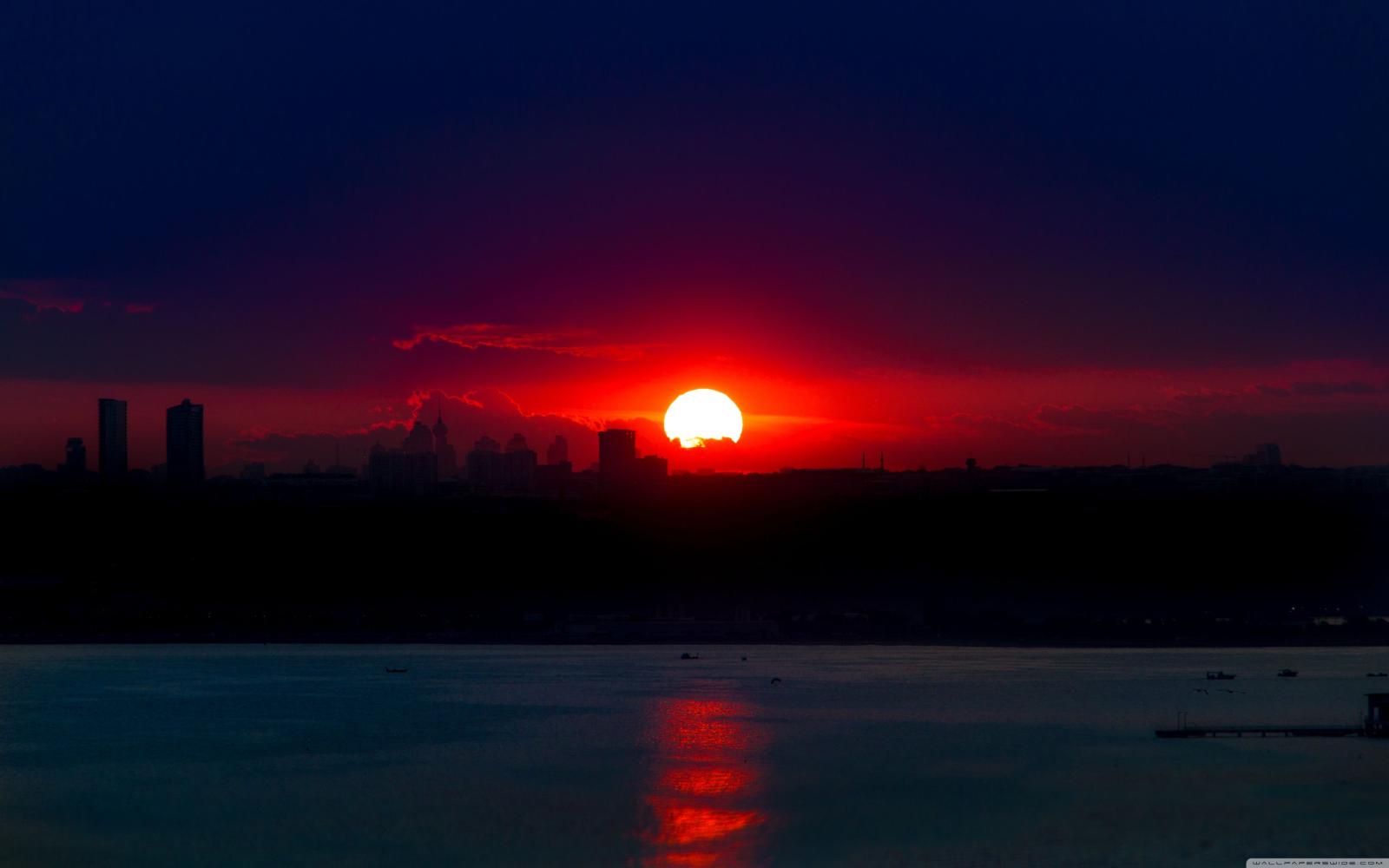 3840x2400 Sunset at Istanbul-Turkey ❤ 4K HD Desktop Wallpaper for 4K Ultra HD
