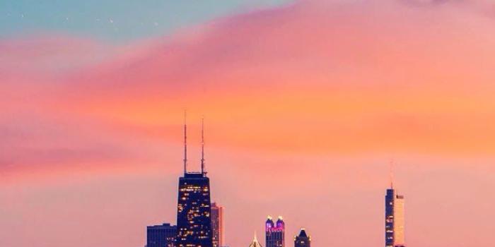 744x1392 Sunset. Chicago. Skyline. Wallpaper. iPhone. | Walle Artt in 2019