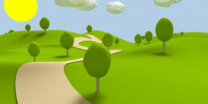 2560x1440 cartoon 2d backgrounds park | 2560x1440 Green Garden desktop PC and