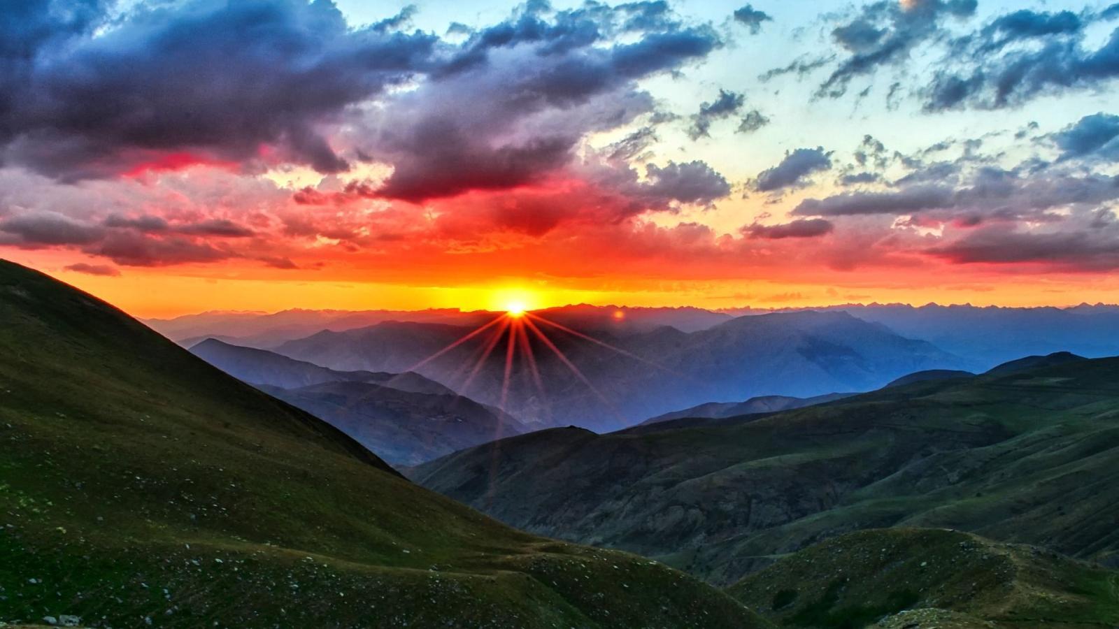 1920x1080 Sunrise Nature Landscape in Turkey Wallpaper - Wallpaper Stream