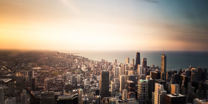 5760x3840 Chicago Cityscape Buildings Sea 5k, HD World, 4k Wallpapers, Images