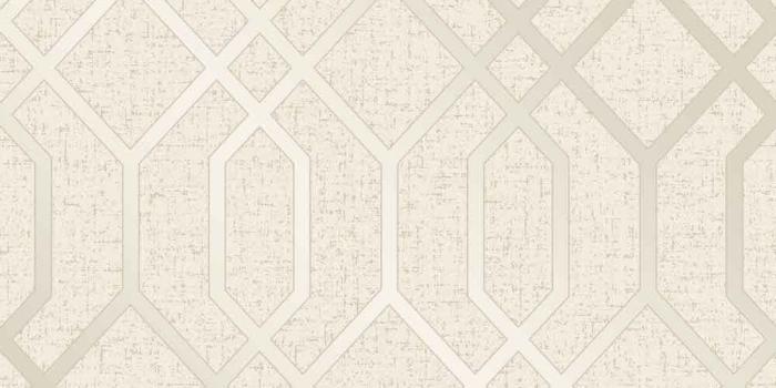 1000x1000 Fine Decor Quartz Trellis Cream Wallpaper