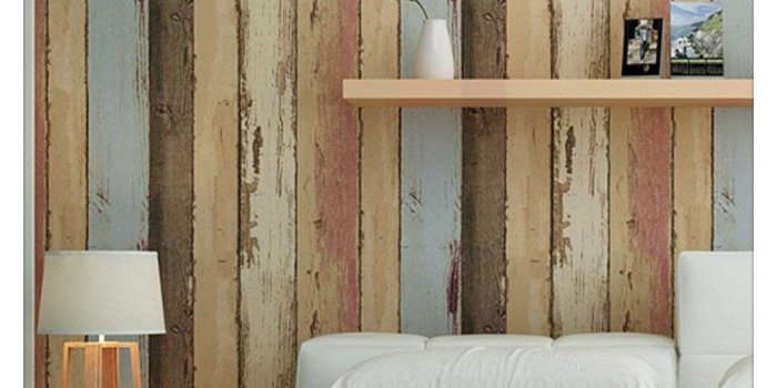 1060x1060 Details about HaokHome 8E052 Wood Panel Vinyl Textured Wallpaper Roll  Vintage Blue/Tan/Rust