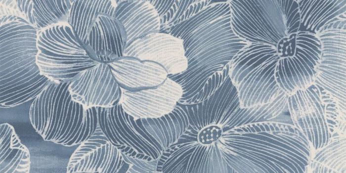 1000x997 Akina by Villa Nova - Indigo - Wallpaper - W545/02