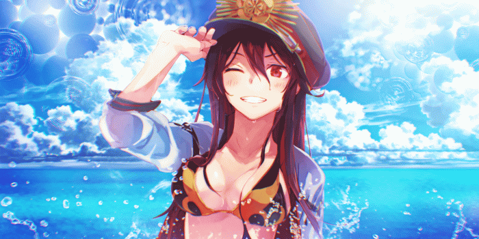2048x1152 GFX WALLPAPER] I made an Nobu summer Wallpaper : grandorder