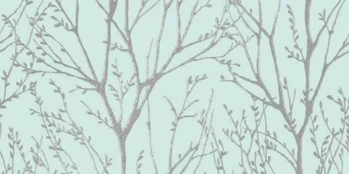 1000x1000 I Love Wallpaper Shimmer Tree Wallpaper Teal Silver