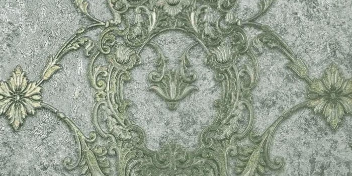 1000x1000 8512-04 Green Silver Gold Metallic Textured Wallpaper