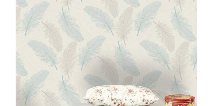 1000x1200 Maisey Teal Grey Cream Silver Glitter Feather Textured Feature Wallpaper  75761