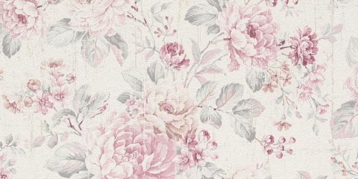 827x1000 Wallpaper Rasch flower vintage cream white rose 516029