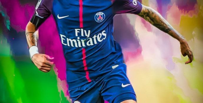 690x1157 Neymar PSG Wallpapers