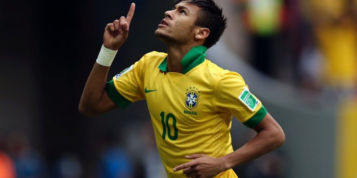 1920x1080 Neymar in Brazil yellow jersey wallpaper - Neymar Wallpapers