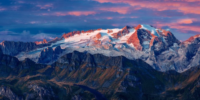8192x3562 Marmolada Glacier In Italy 8k, HD Nature, 4k Wallpapers, Images