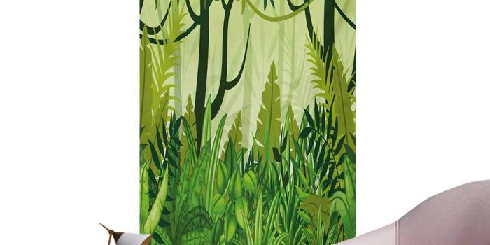 1000x1000 Amazon.com: Anzhutwelve Plant Photographic Wallpaper Cartoon Style