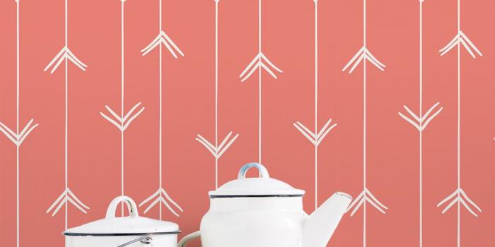 1000x1000 Hand Drawn Arrows Removable Wallpaper Tile