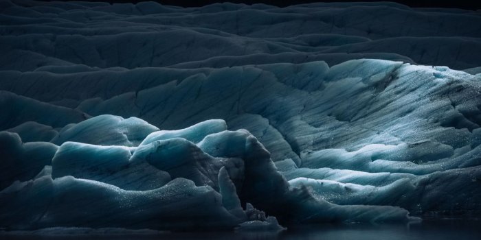 1280x720 Wallpaper Glacier, Cold night, Iceland, , Nature, #17109