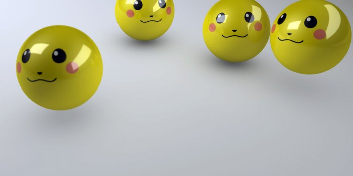 2048x1536 Smiley Faces 3D ❤ 4K HD Desktop Wallpaper for 4K Ultra HD TV • Dual